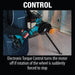 Makita (XAG12PT1 - R) 36V (18V X2) LXT® Brushless 7" Paddle Switch Cut - Off/Angle Grinder Kit, electric brake, dual port charger, bag, lock - off, no lock - on (5.0Ah) (Factory Reconditioned) - Pacific Power Tools