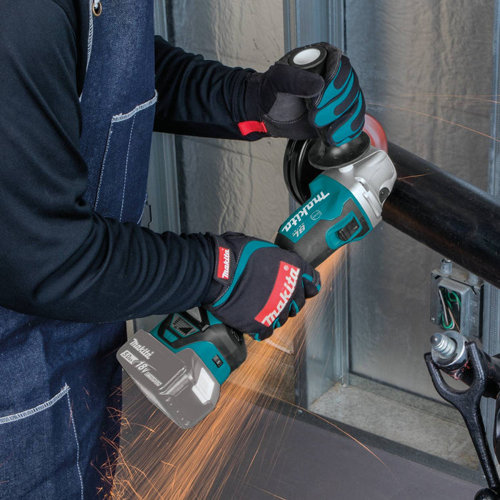 Makita (XAG16Z) 18V LXT® Lithium‑Ion Brushless 4‑1/2” / 5" Cut‑Off/Angle Grinder, with Electric Brake (Tool Only) - Pacific Power Tools