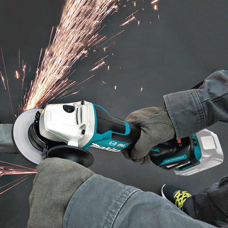 Makita (XAG20Z) 18V LXT® Lithium - Ion Brushless 4 - 1/2” / 5" Paddle Switch Cut - Off/Angle Grinder (Tool Only) - Pacific Power Tools