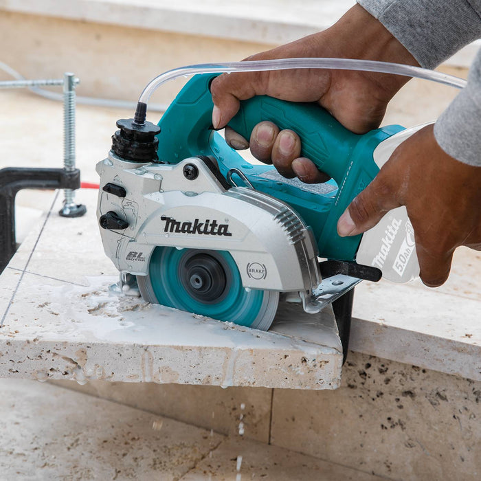 Makita (XCC01Z) 18V LXT® Lithium - Ion Brushless 5" Wet/Dry Masonry Saw, AWS® Capable (Tool Only) - Pacific Power Tools