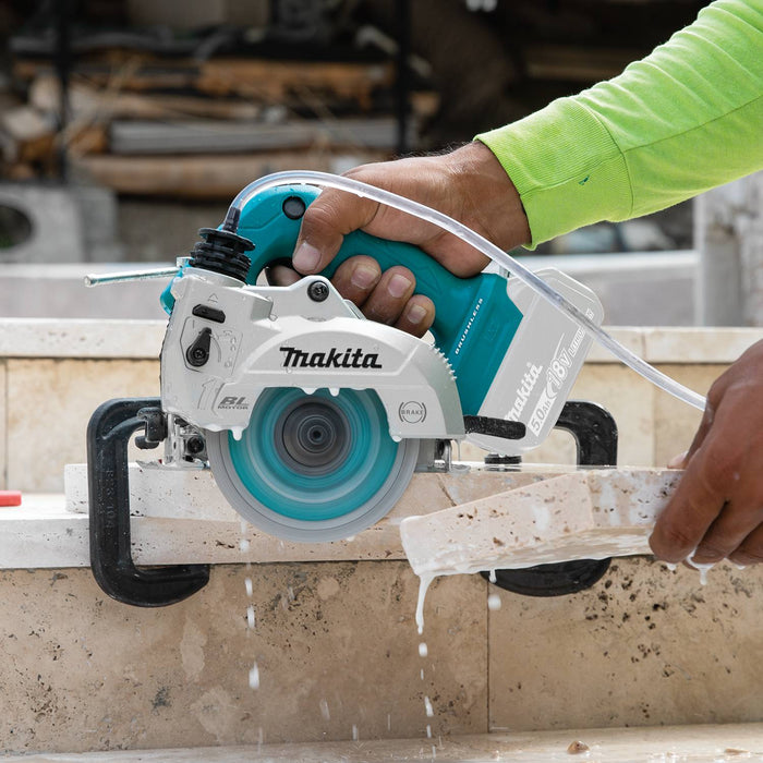 Makita (XCC01Z) 18V LXT® Lithium - Ion Brushless 5" Wet/Dry Masonry Saw, AWS® Capable (Tool Only) - Pacific Power Tools