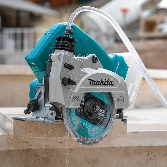 Makita (XCC01Z) 18V LXT® Lithium - Ion Brushless 5" Wet/Dry Masonry Saw, AWS® Capable (Tool Only) - Pacific Power Tools