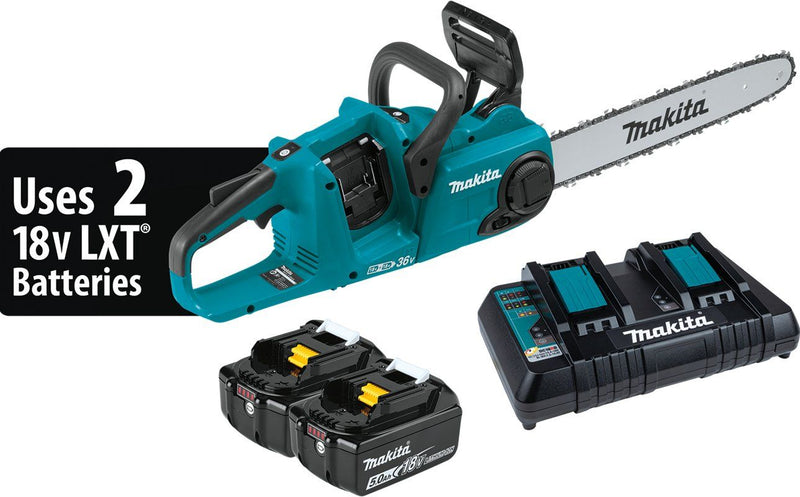 Makita (XCU04PT) 36V ( X2) LXT® Brushless 16" Chain Saw Kit - Pacific Power Tools