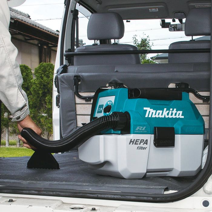 Makita (XCV11Z) 18V LXT® Brushless 2 Gallon HEPA Filter Portable Wet/Dry Dust Extractor/Vacuum (Tool Only) - Pacific Power Tools