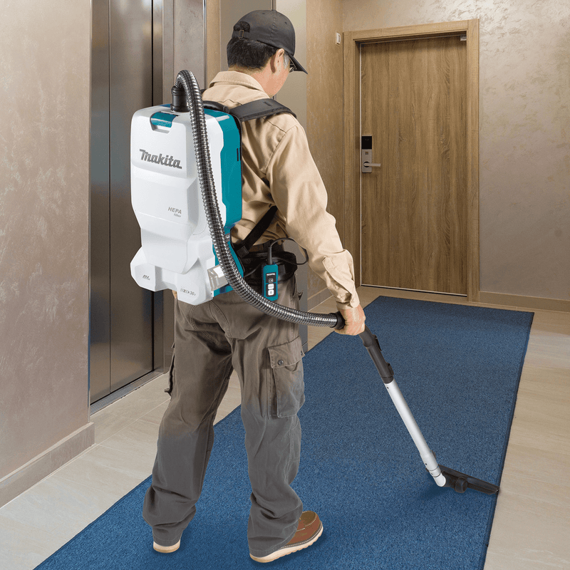 Makita (XCV17Z) 36V (18V X2) LXT® Brushless 1.6 Gallon HEPA Filter Backpack Dry Vacuum (Tool Only) - Pacific Power Tools