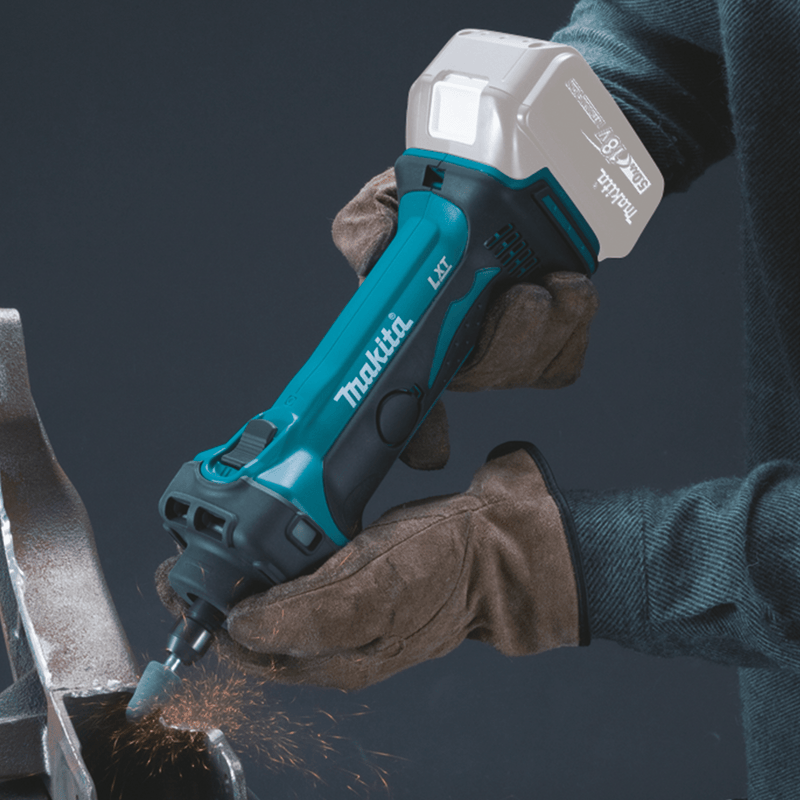 Makita (XDG02Z) 18V LXT® 1/4" Compact Die Grinder, no lock - off, lock - on (Tool Only) - Pacific Power Tools