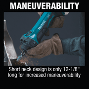 Makita (XDG02Z) 18V LXT® 1/4" Compact Die Grinder, no lock - off, lock - on (Tool Only) - Pacific Power Tools