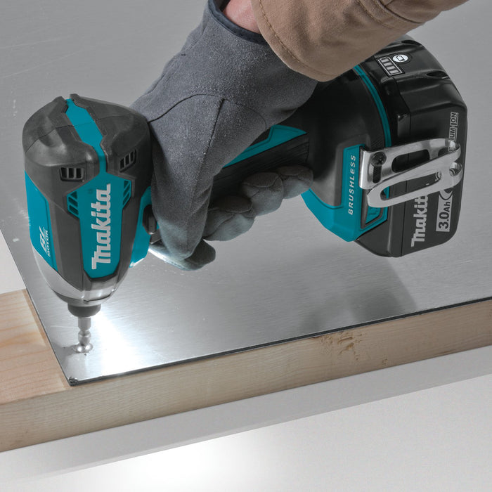 Makita (XDT131) 18V LXT® Lithium‑Ion Brushless Impact Driver Kit (3.0Ah) (Factory Reconditioned) - Pacific Power Tools