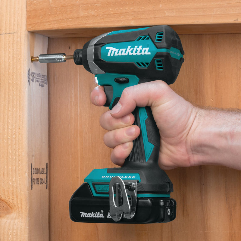 Makita (XDT13R) 18V LXT® Lithium‑Ion Compact Brushless Impact Driver Kit (2.0Ah) (Factory Reconditioned) - Pacific Power Tools