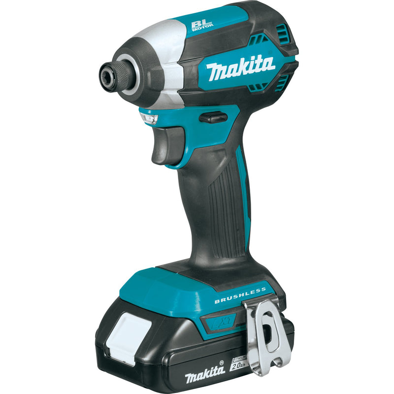 Makita (XDT13R) 18V LXT® Lithium‑Ion Compact Brushless Impact Driver Kit (2.0Ah) (Factory Reconditioned) - Pacific Power Tools