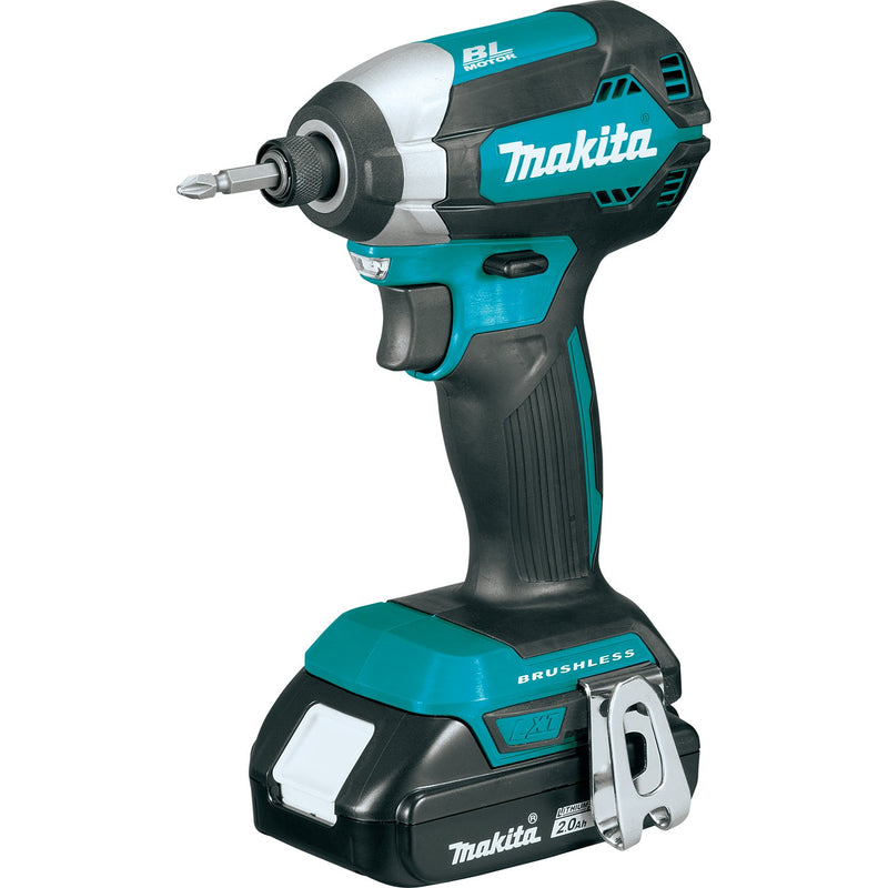 Makita (XDT13R) 18V LXT® Lithium‑Ion Compact Brushless Impact Driver Kit (2.0Ah) (Factory Reconditioned) - Pacific Power Tools