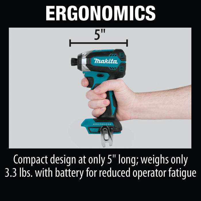 Makita (XDT13Z - R) 18V LXT® Brushless Impact Driver (Tool Only) (Factory Reconditioned) - Pacific Power Tools