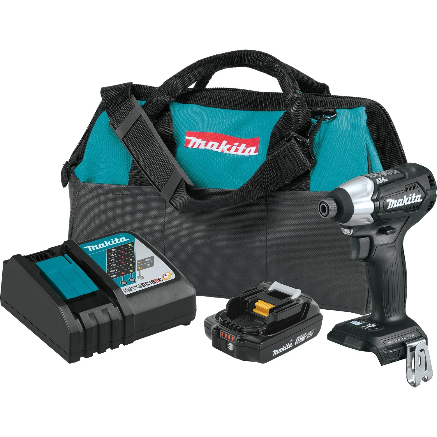 Makita (XDT15R1B-R) Makita 18V Sub Compact Impact Driver Kit