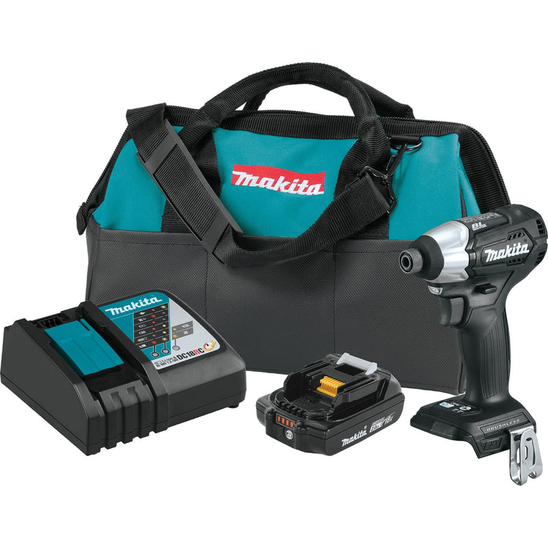 Makita (XDT15RIB - R) Makita 18V Sub Compact Impact Driver Kit (Factory Reconditioned) - Pacific Power Tools