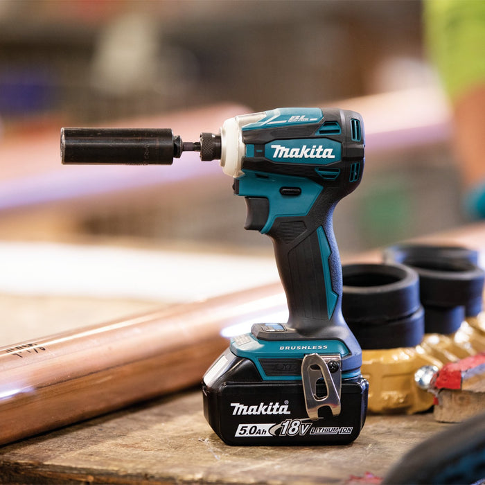 Makita (XDT19T - R) 18V LXT® Brushless Quick - Shift Mode™ 4 - Speed Impact Driver Kit (5.0Ah) (Factory Reconditioned) - Pacific Power Tools