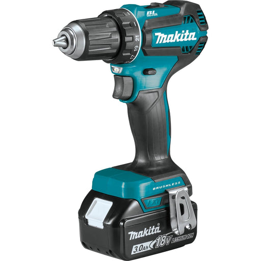 Makita (XFD131 - R) 18V LXT® Brushless 1/2" Driver - Drill Kit, 2 - speed, var. spd., L.E.D. Light, bag, with one battery (3.0Ah) - Pacific Power Tools