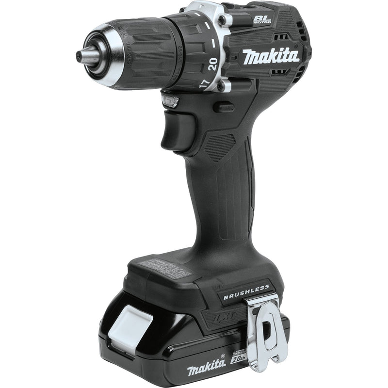 Makita (XFD15RB) 18V LXT® Lithium - Ion Sub - Compact Brushless 1/2" Driver - Drill Kit (2.0Ah) - Pacific Power Tools
