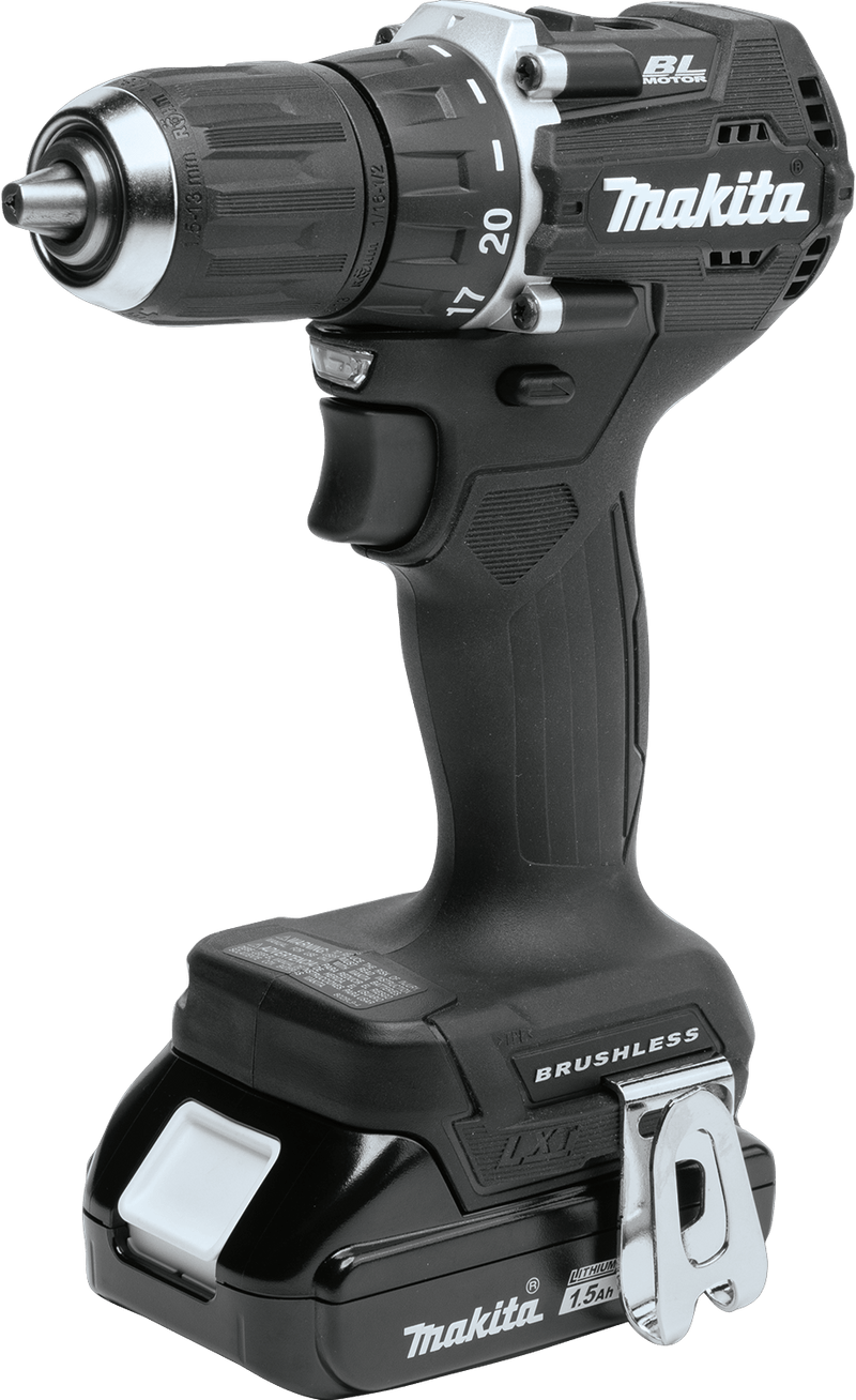 Makita (XFD15SY1B - R) 18V LXT® Sub‑Compact Brushless 1/2" Driver‑Drill Kit (1.5Ah) (Factory Reconditioned) - Pacific Power Tools