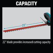 Makita (XHU02Z - R) 18V LXT® 22" Hedge Trimmer (Tool Only) (Factory Reconditioned) - Pacific Power Tools