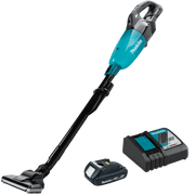 Makita (XLC09R1B) 18V LXT® Brushless 4 - Speed Compact Stick Vacuum Kit, w/ Push Button (2.0Ah) - Pacific Power Tools