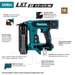Makita (XNB04Z) 18V LXT® Brushless 2” Brad Nailer, 18 Ga. (Tool Only) - Pacific Power Tools
