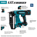 Makita (XNB05Z) 18V LXT® Brushless 2 - 1/2” Straight Finish Nailer, 16 Ga. (Tool Only) - Pacific Power Tools
