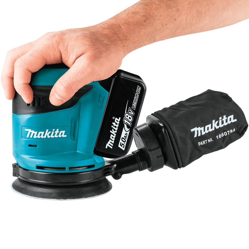 Makita (XOB01T) LXT® 5" Random Orbit Sander Kit (5.0Ah) - Pacific Power Tools