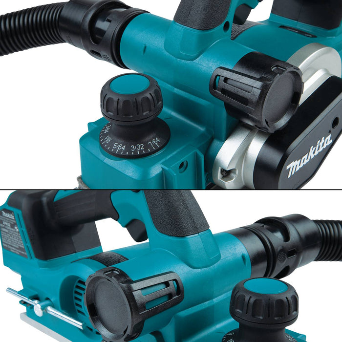 Makita (XPK02Z - R) 18V LXT® Lithium - Ion Cordless 3 - 1/4" Planer, AWS® Capable (Tool Only) (Factory Reconditioned) - Pacific Power Tools