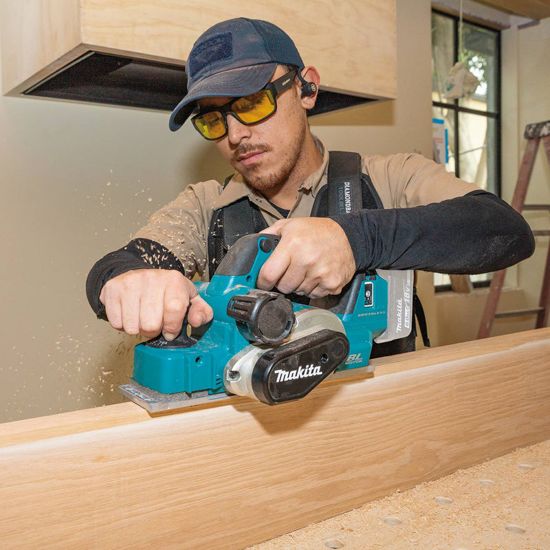 Makita (XPK02Z - R) 18V LXT® Lithium - Ion Cordless 3 - 1/4" Planer, AWS® Capable (Tool Only) (Factory Reconditioned) - Pacific Power Tools