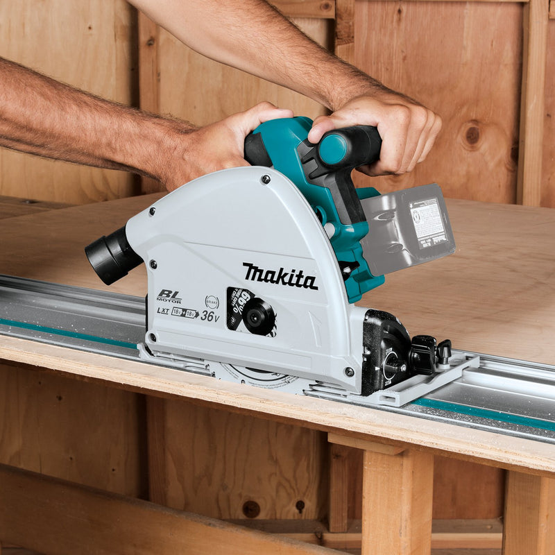Makita (XPS01Z) 36V (X2) LXT® Brushless 6‑1/2" Plunge Circular Saw (Tool Only) (Factory Reconditioned) - Pacific Power Tools