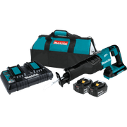 Makita (XRJ06PT - R) 36V (18V X2) LXT® Brushless Recipro Saw Kit, 2 - speed, var. spd., tool - less blade change, dual port charger, bag (5.0Ah) (Factory Reconditioned) - Pacific Power Tools
