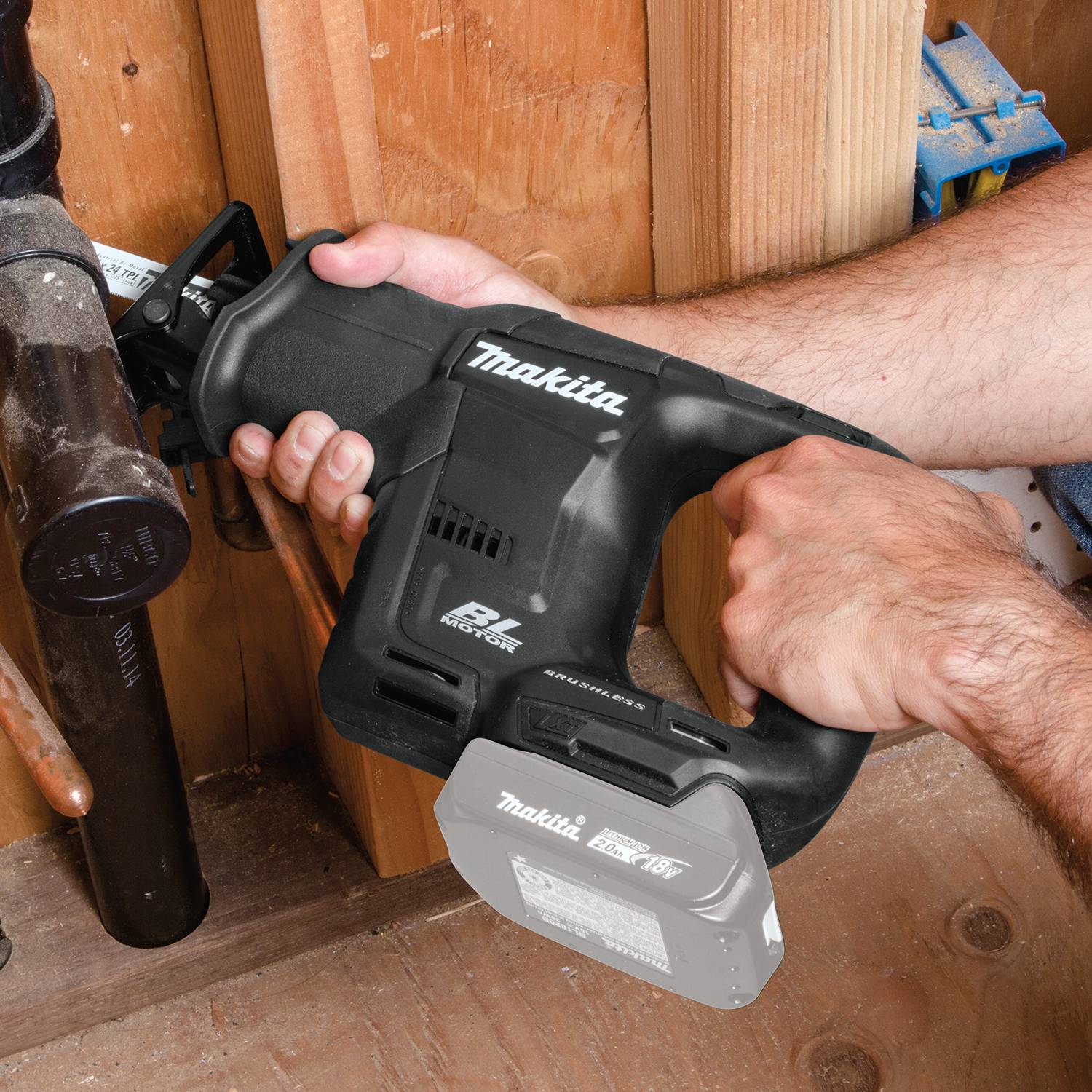 Makita (XRJ07ZB - R) 18V LXT® Sub - Compact Brushless Recipro Saw (Tool Only) (Factory Reconditioned) - Pacific Power Tools