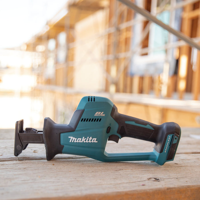 Makita (XRJ08Z) 18V Brushless Cordless Compact One‑Handed Recipro Saw, Tool Only - Pacific Power Tools