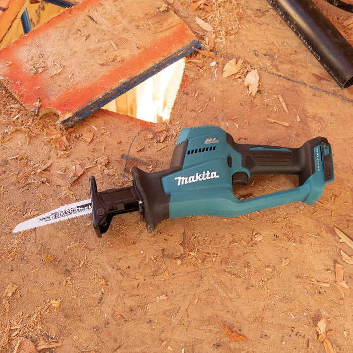 Makita (XRJ08Z) 18V Brushless Cordless Compact One‑Handed Recipro Saw, Tool Only - Pacific Power Tools