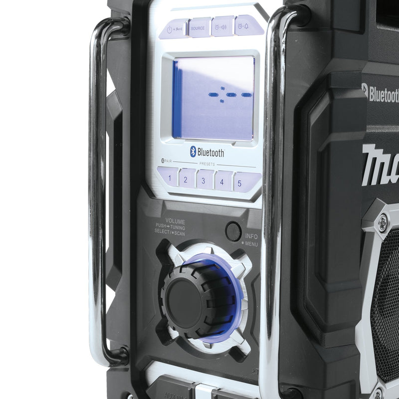 Makita (XRM06B) 18V LXT® / 12V max CXT® Cordless/Corded Bluetooth® Job Site Radio (Tool Only) (Factory Reconditioned) - Pacific Power Tools