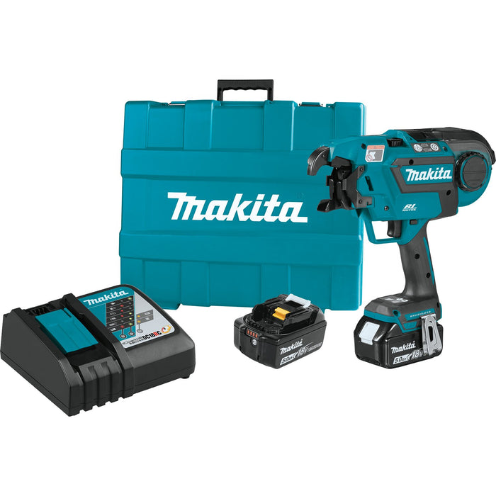 Makita (XRT01TK) 18V Brushless Cordless Rebar Tying Tool Kit (5.0Ah) - Pacific Power Tools