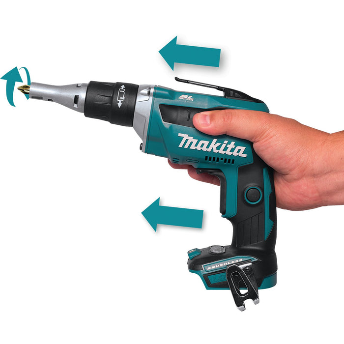 Makita (XSF03Z) LXT® Brushless 4,000 RPM Drywall Screwdriver (Tool Only( - Pacific Power Tools
