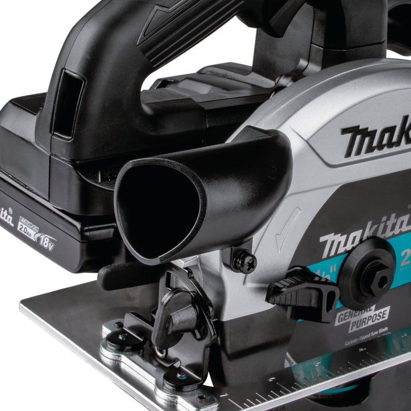 Makita (XSH04RB) 18V LXT® Sub - Compact Brushless 6 - 1/2” Circular Saw Kit (2.0Ah) - Pacific Power Tools