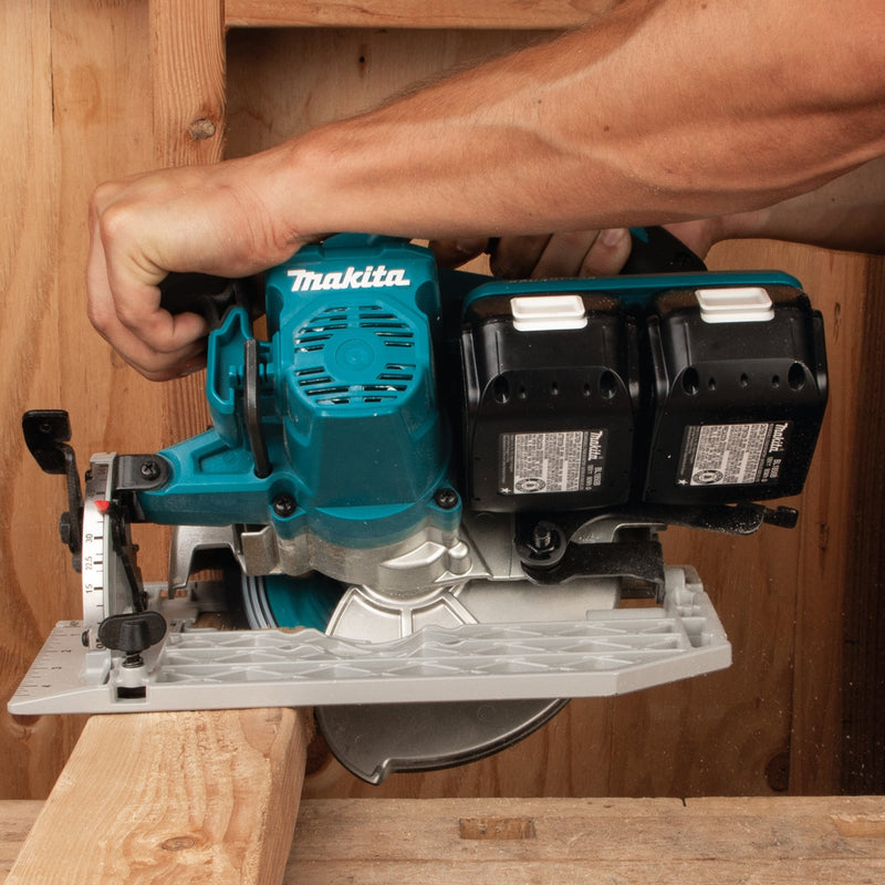 Makita (XSH06PT - R) 36V (18V X2) LXT® Brushless 7 - 1/4" Circular Saw Kit, blade right, dual port charger, bag (5.0Ah) (Factory Reconditioned) - Pacific Power Tools