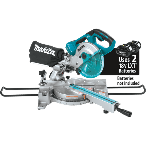 Makita (XSL02Z) 36V (18V X2) LXT® Brushless 7 - 1/2" Dual Slide Compound Miter Saw (Tool Only) - Pacific Power Tools