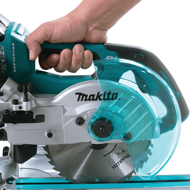 Makita (XSL02Z) 36V (18V X2) LXT® Brushless 7 - 1/2" Dual Slide Compound Miter Saw (Tool Only) - Pacific Power Tools