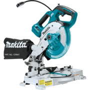 Makita (XSL05Z) 18V LXT® Brushless 6 - 1/2" Compact Dual - Bevel Compound Miter Saw, Laser (Tool Only) - Pacific Power Tools