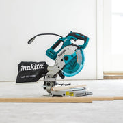 Makita (XSL05Z) 18V LXT® Lithium - Ion Brushless 6 - 1/2" Compact Dual - Bevel Compound Miter Saw, Laser (Tool Only) - Pacific Power Tools