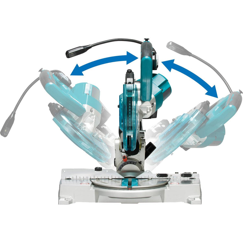 Makita (XSL05Z) 18V LXT® Lithium - Ion Brushless 6 - 1/2" Compact Dual - Bevel Compound Miter Saw, Laser (Tool Only) - Pacific Power Tools