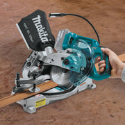 Makita (XSL05Z) 18V LXT® Lithium - Ion Brushless 6 - 1/2" Compact Dual - Bevel Compound Miter Saw, Laser (Tool Only) - Pacific Power Tools