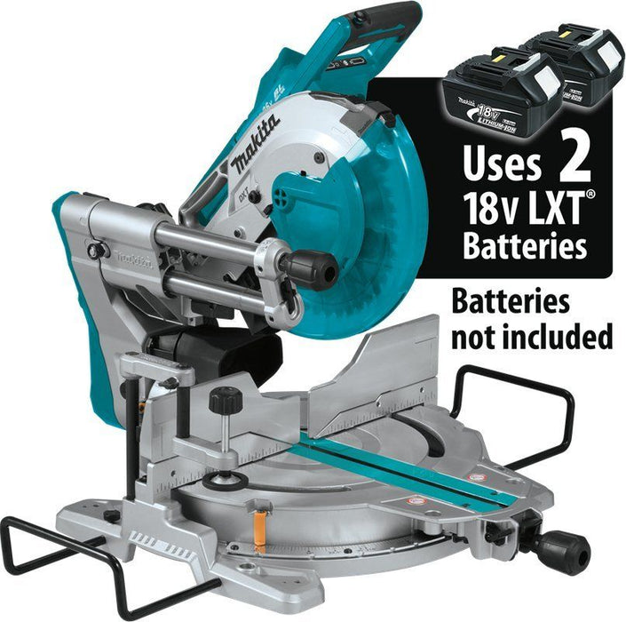 Makita (XSL06Z) 36V ( X2) LXT® Brushless 10" Dual‑Bevel Sliding Compound Miter Saw with Laser (Tool Only) (Factory Reconditioned) - Pacific Power Tools