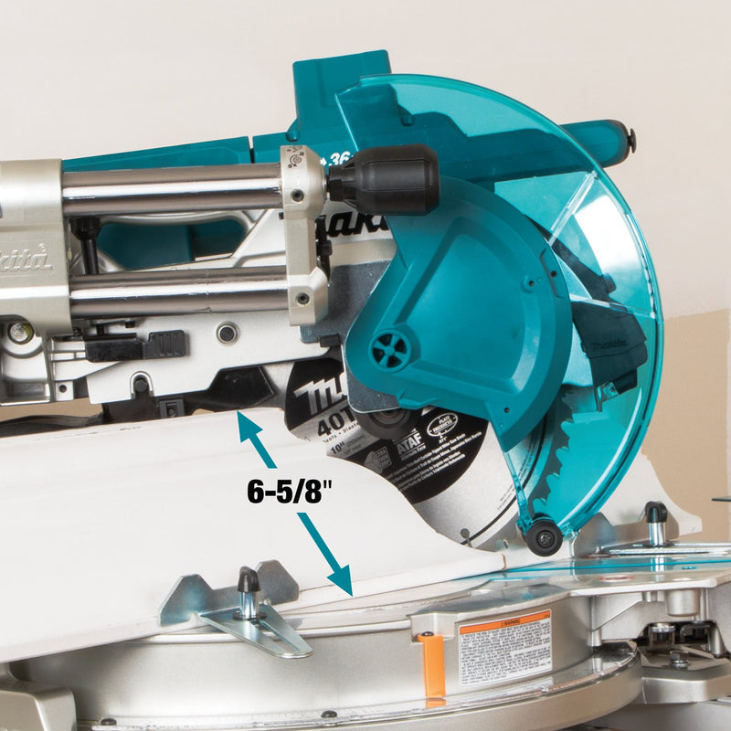 Makita (XSL06Z - R) 36V (18V X2) LXT® Brushless 10" Dual‑Bevel Sliding Compound Miter Saw with Laser (Tool Only) (Factory Reconditioned) - Pacific Power Tools