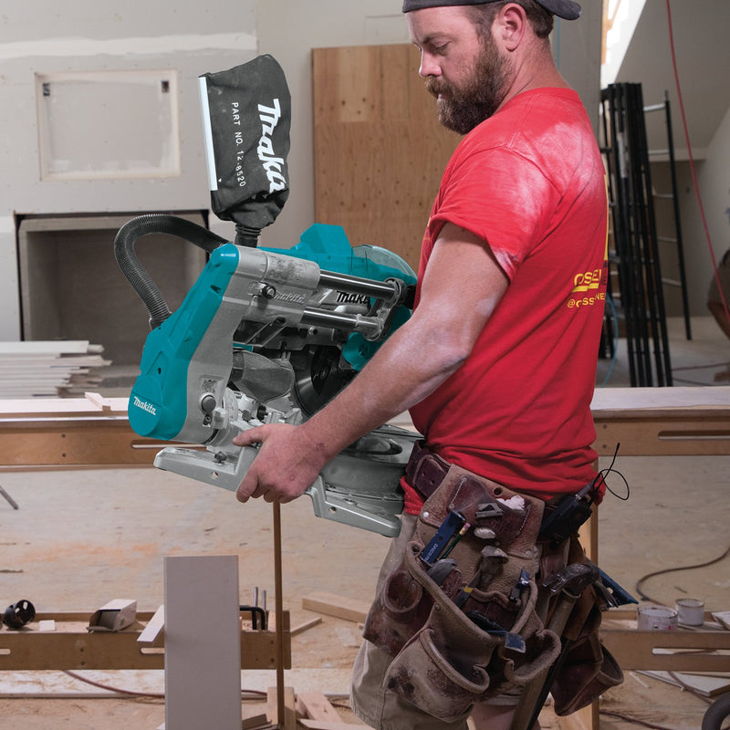 Makita (XSL06Z - R) 36V (18V X2) LXT® Brushless 10" Dual‑Bevel Sliding Compound Miter Saw with Laser (Tool Only) (Factory Reconditioned) - Pacific Power Tools