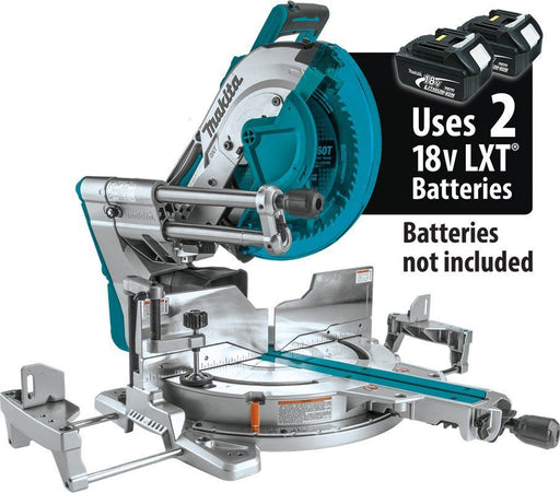 Makita (XSL07Z) 36V ( X2) LXT® Brushless 12" Dual‑Bevel Sliding Compound Miter Saw with Laser (Tool Only) (Factory Reconditioned) - Pacific Power Tools