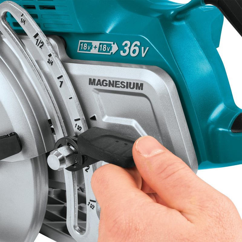 Makita (XSR01PT) 36V (18V X2) LXT® Brushless Rear Handle 7 - 1/4" Circular Saw Kit (5.0Ah) - Pacific Power Tools